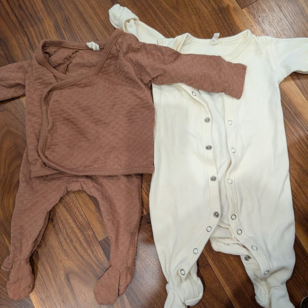 Quincy Mae - 2 newborn footies